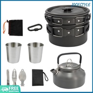 ชุดเครื่องครัว 11PCS Camping Mess Kit แบบไม่ติดยา