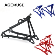 ACEOFFIX Bike Frame Rear Triangle Fork Cr-Mo Steel Alloy Use For Brompton Folding Bicycle