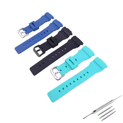 Resin Watch Band Compatible for Casio BABY-G BA110 111 112 120 130 Men's and Women's Rubber Strap Be