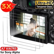 3PCS LCD camera HD Glass screen protector For Sony A9 A7S A7R A7CR A7C A77 A7 A1 IV V VI III II ILCE