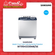 SAMSUNG MESIN CUCI 2 TABUNG WT95H3330MB/SE 9.5 Kg EZ Wash Tray