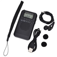 Clearance sale!! Hrd-104 Pocket Am Fm Radio LCD Digital Radio-frequency Display Rechargeable Mini Stereo Radio With