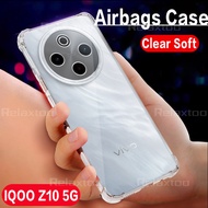 IQOOZ10 5G Clear Casing For IQOO Z10 Z 10 IQOOZ10 5G 2025 Transparent Soft Silicone Phone Case Shock