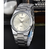 Tissot TISSOT Stainless Steel Case Fashion Trend Business Stainless Steel Strap Men's Watch Rui Watch Quartz Movement