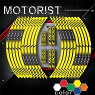 Promotion New Style Kawasaki Z900 Dedicated Color Reflective Rim Sticker 3M Wheel Sticker Steel Rim 