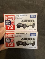 Tomica tomy Jeep Wrangler 1:65 模型車 Tomica No.72 Jeep Wrangler  日版 合金模型車