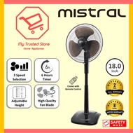 Mistral (MSF1800R) 18" Stand fan with Remote Control
