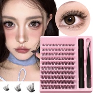 Manga Lash Clusters Kit Natural Lashes Wispy Soft Lash Clusters Anime Individual Eyelash Extensions