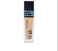 Maybelline Fit Me Matte + Poreless 粉底液 120
