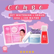 SET WHITENING + SERUM AHA + ICE WATER JSKIN