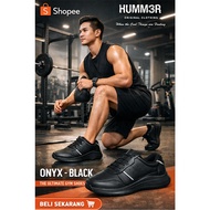 Humm3r Onyx - Men's Jumbo Black Sports Shoes Hummer Large Size Running Sneakers BIG Size 45 - 52
