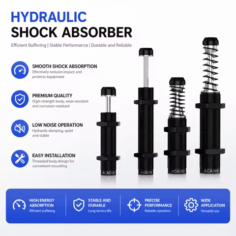 Airtac Type Pneumatic Hydraulic Buffer Damper ACA Series ACA0806-2 ACA1210-2 ACA1215-2 ACA1616-2 AC2
