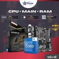 Combo CPU i5 13400F + Main B760 + Ram