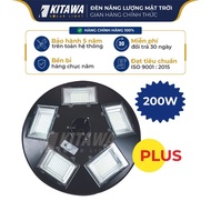 Kitawa UFO 200W Plus UF1200P Solar Light (90,000 mAH); 1 year; Waterproof IP65 - Genuine Product