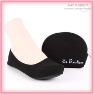 [Link Enterprice] Women's Foldable Slippers, Easy to Wear, Comfortable for Feet, Solid Black, Perfec