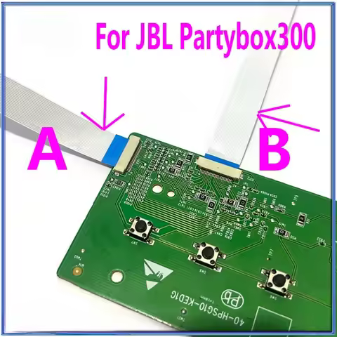 1PCS FFC FPC Flex Cable Suitable for JBL Partybox 300, Button Switch Power Board Replacement Cable