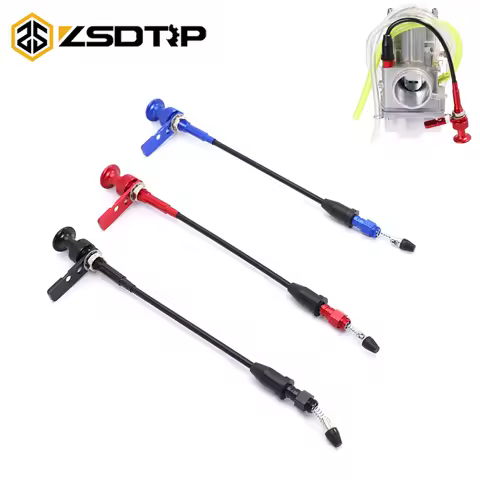ZSDTRP CNC Remote Choke Cable for LECTRON Carburetor 28mm 30mm 32mm 34mm 36mm 38mm 40mm