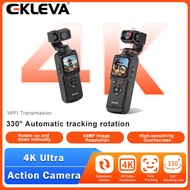 EKLEVA M105 Action Camera 330° Face Tracking Gimbal Stabilizer 1.72 Inch Touch Screen 4K 64MP Pocket