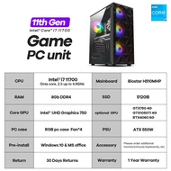 12th gen i7 Desktop Computer Full Set Intel Core I7 12700 Dodeca core 16G RAM 1TB SSD RTX4060 8GB Gr