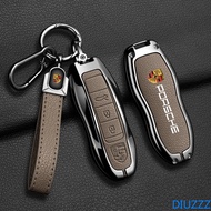 Car Key Case Cover Holder Chain For Porsche Cayenne 911 996 Macan Panamera Boxster 986 987 981 Key P