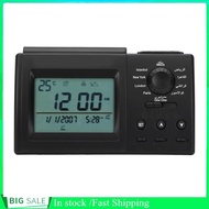 Bjiax Muslim Azan Alarm Clock Electronic Desk Calendar 5 Times Prayer Reminder