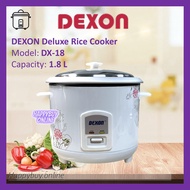 Dexon 1.8 Litre Rice Cooker (DX-18) Dexon Rice Cooker Deluxe Pattern Design 1.8Liter Periuk Nasi Pemasak Nasi 1.8 L