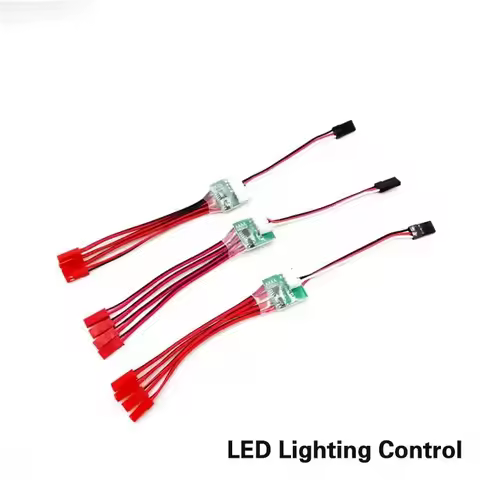 RC Model Drone LED Strip Smoke Pull Switch, Night Flight Light Controller Modification, 1-in-4 3S 12