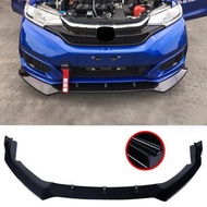 Honda Fit Gk5 18 ปี ชิ้นส่วนติดรถยนต์แบบแยกเป็นสามส่วน กันชนหน้าแบบสามชั้น ตกแต่งด้านหน้าแบบลำลอง ชิ