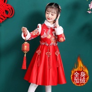 FIGO2 ชุดเด็กผู้หญิง9_ เสื้อผ้าเด็กจีนฤดูใบไม้ร่วงฤดูหนาวกระโปรงเด็กจีนฤดูใบไม้ร่วงและฤดูหนาวชุดทักทายปีใหม่เสื้อผ้าเด็ก ชุดจีนของเด็ก