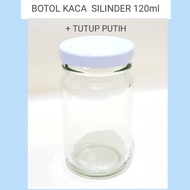 Glass Cylinder Bottle 120 ML / Jar Bottle 120 GlassML cylinder jar bottle 120ml