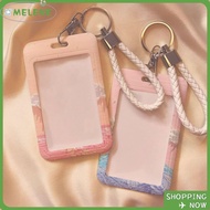 MELENE Credit Card Holders, Plastic Business Card Holder, Cartoon Bus Card Cover Child