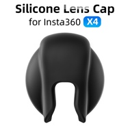 HITAM Lens Cap Protector Insta 360 One x4 Insta360 Insta x4 Silicone Black Black Guard Casing Silico