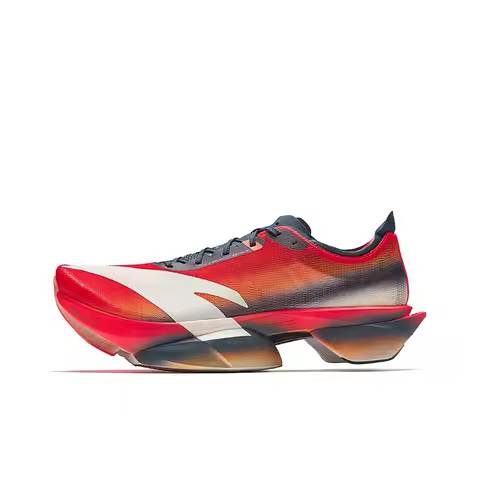 Anta C10 PRO 2 Textile, TPU Breathable Low top Marathon Running Shoes Men's Red 112545574-3