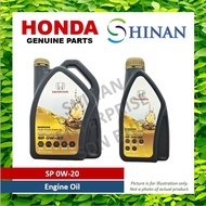 Engine Oil - SP 0W-20 - Gold - Genuine Honda Product - Shinan Enterprise