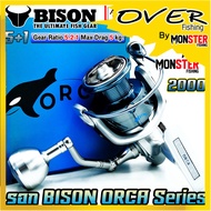 รอกตกปลา รอกสปินนิ่ง BISON ORCA SERIES (มีให้เลือกหลายเบอร์)