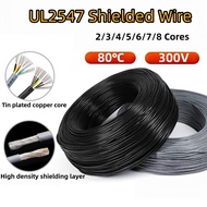 2547 Multi-core Shielded Cable 2/3/4/6/8-Core Control Signal Cable Audio Cable USB Data Connection C