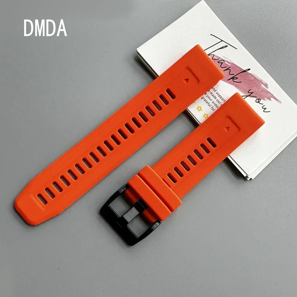 QuickFit Silicone Strap For Garmin Instinct 2X Band Fenix E 8X 8 7X 7 Pro/Quatix 7x 7 6X 6 3 22mm 26