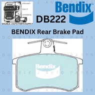 💯Original Bendix DB222 Rear brake pad for Audi 100, 90, A4, S6 MKT & GCT