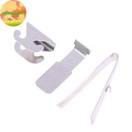 Zhongyanxi 1Pc Stainless Steel Melon Seed Peeling Artifact Pine Nut Opening Device Melon Seed Peeler