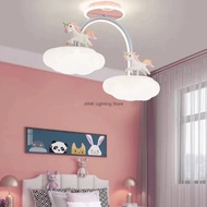 Lampu Gantung Kartun Unicorn Desain Kreatif Untuk Dekorasi Kamar Tidur Anak