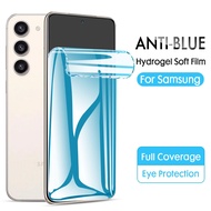 Anti Blue Light Hydrogel Film For Samsung S23 S22 S21 S20 Ultra Plus Matte Screen Protector