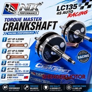 LC135 4S AUTO TORQUE MASTER LC Y15 CRANKSHAFT JET 4.65 & JET 6.15 CRANKSHAFT LC 4S y15zr