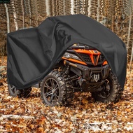 MXMIO 4 Wheeler Quad Bike Storage Cover, Windproof Waterproof ATV Cover, Basic Edition Heavy Duty Te
