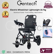 Coated Lightweight Electric Wheelchair Automatic Wheelchair Kerusi Roda Elektrik Ringan Travel