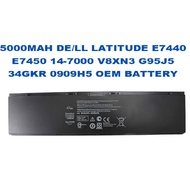 5000MAH DE/LL LATITUDE E7440 E7450 14-7000 V8XN3 G95J5 34GKR 0909H5 OEM BATTERY
