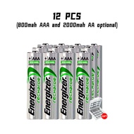 2-10PCS 1.2V Energizer AA/AAA Rechargeable Battery For NIMH Rechargeable Batteries Such As Mouse Fla