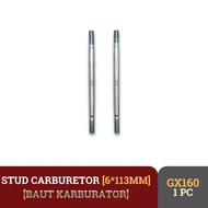 MESIN GX160 GX200 CARBURETOR BOLT GX160 GX200 5.5HP 6.5HP CARBURETOR STUD