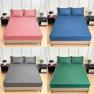 Rubber Bed Sheet 360 Degree Corner Strap Size 6 Feet Comes With 2 Pillowcases 2-12 Inch Mattress Coo