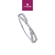 HABIB Diamond Ring in 585/14K White Gold 268451223