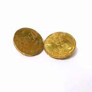 Brooch Coin/ pin tudung syiling/ brooch 50sen/ brooch 50cent handmade brooch